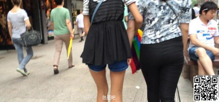 街拍两个妹子,一美腿一肥臀[14P]