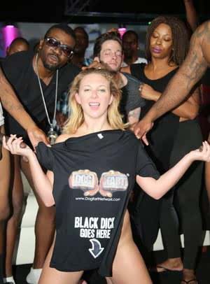 Slutty wife Brooke Wylde gets gangbanged by black men while her cuck watches