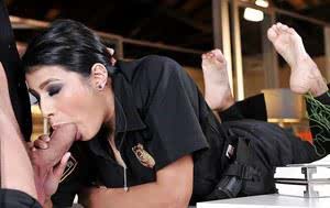 Hardcore fuck with an busty police officer with big tits Miya Stone